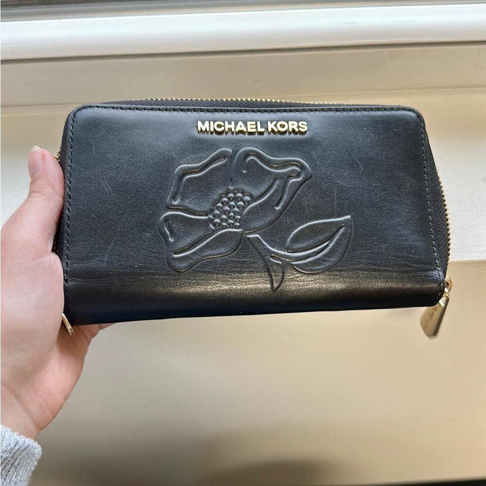 Michael Kors floral wallet